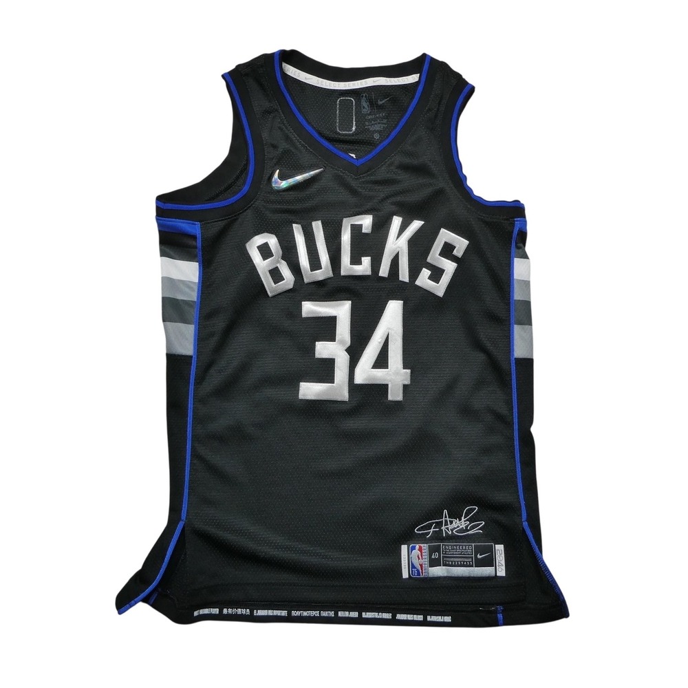 Milwaukee Bucks Jersey Mens S Giannis Antetokounmpo 34 Nike‎ Select Series 75th